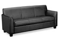 BSXVL873ST  HON Basyx Leather Sofa (Black)
